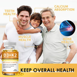 OEM Custom Vitamin D3 k2 Kapsel aus Kokosöl pillen Immun unterstützung Weiche Kapseln - Product Image 2