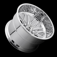 Jantes de camion en alliage forgé polies à rebord profond 20 22 24 26 28 pour Ford F150 GMC Silverado 2500 3500 Ram 6x139.7 8x165.1 8x170