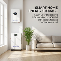 Système d'énergie solaire hybride hors réseau 48V 51.2V 5KW 10KW 30KW, kit complet de panneaux solaires intelligents 15KW pour la maison