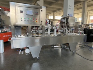 Otomatik cemaat şarap dolum sızdırmazlık makineleri cemaat <span class=keywords><strong>Chalice</strong></span> plastik bardak paketleme makinesi - Product Image 4