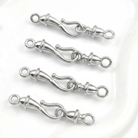 Connecteur universel en cuivre plaqué or 18 carats pour boucles d'oreilles, fermoir crochet de pêche et embout de perle