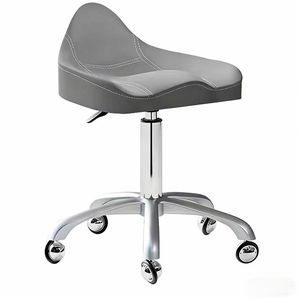 Sillón de Peluquería Giratorio y Elevable con Ruedas para Salón de Belleza, Silla de Trabajo para Estilista, Silla de Masaje - Product Image 2
