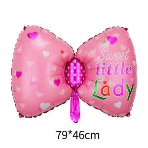 ลูกโป่งฟอยล์อลูมิเนียมสำหรับงานเลี้ยงฉลองเบบี้ชาวเวอร์ งานเปิดเผยเพศเด็กชายหรือเด็กหญิง ของตกแต่งงานวันเกิด - Product Image 3