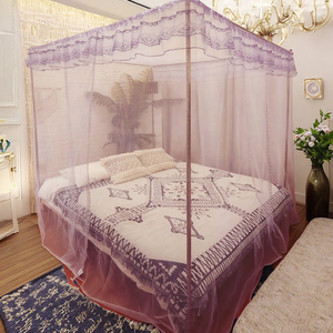 Cổ Điển Hình Chữ Nhật Vua Kích Thước Muỗi <span class=keywords><strong>Net</strong></span> Với Kim Loại Đứng Cho Nhà Giường Phòng Ngủ Cửa Ngoài Trời Cắm Trại Du Lịch - Product Image 2