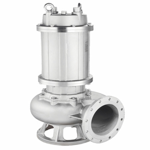 Bomba Sumergible para Aguas Residuales de Acero Inoxidable Resistente a la Corrosión SUOU WQ-G con Cortador o Agitador para pH 2-13 - Product Image 1