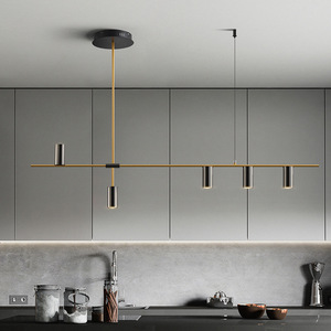 Luce di design moderno nordico luce di alta qualità semplice faretto per sala da pranzo soggiorno lampadario da Bar di lusso per sala da pranzo medio - Product Image 4