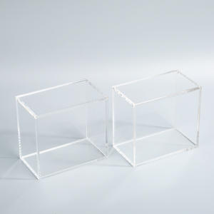 Boîte de <span class=keywords><strong>rangement</strong></span> en acrylique transparent épaisse de 5+8 mm avec aimant puissant anti-rayures pour collection PTCG - Product Image 4