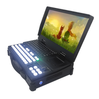 Equipo de Transmisión en Vivo Multifuncional de 15.6 Pulgadas Full HD, Estudio Virtual de Radio y Televisión para Interfaz MINI ITX