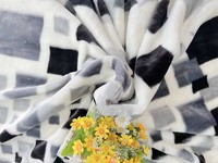 Couverture Raschel en polyester super douce et confortable, double épaisseur, chaude, pour lit, vente en gros de luxe