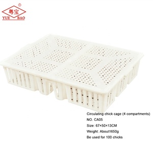 Caja de Plástico para Equipo Agrícola, Transporte de Pollitos, Caja de Rotación para Pollitos de un Día, Jaula para Aves, Jaulas para Animales - Product Image 5