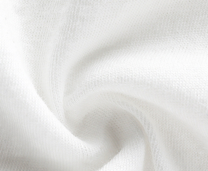 All Cotton Double Crotch Men White 5pcs set