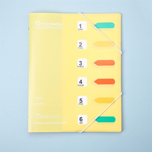 Eco-friendly Stationery Kit Multi-Pocket Elastic Closure Folder <strong>Accordion</strong> Expanding 13 Pockets Certificate <strong>File</strong> Document Pouch - Product Image 5
