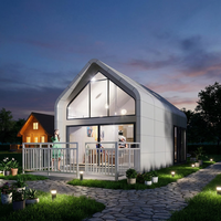 Versandfertige chinesische vorgefertigte luxuriöse moderne Holzhäuser, Mini-Tiny-Homes, umweltfreundliche solarbetriebene Büro- und Essbereiche