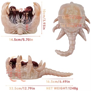 Masturbador Masculino de Silicona GEEBA Alien Monster Stroker para Hombres, con Forma de Serpiente, Dragón, Pez Inflado y Vagina, Juguetes Sexuales para Pene - Product Image 3