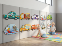 Tableau d'activités mural interactif en bois - Navire de guerre - Montessori - Certifié CE - Éducatif - Défense navale - Apprentissage sécurisé - Gain de place