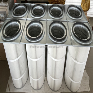 البوليستر السليلوز ورقة السندات نسج وسيط مرشح الصناعية الغبار فلتر الهواء خرطوشة مسحوق طلاء الهواء الغبار مرشح خرطوشة - Product Image 5