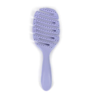 Cepillo desenredante ventilado, cepillo para desenredar cabello seco y mojado, cepillo curvo para peluquería, herramienta de peinado para salón de belleza. - Product Image 5