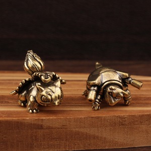Adorno para el Hogar y la Oficina - Figura <span class=keywords><strong>de</strong></span> Dragón <span class=keywords><strong>de</strong></span> Metal Hecha a Mano - Decoración <span class=keywords><strong>de</strong></span> Latón Vintage - Product Image 4