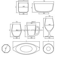 Bol ovale en verre borosilicate de 0,8 L, 1,4 L, 2,2 L avec couvercle, plat à four en verre trempé, compatible four et micro-ondes, certifié CE LGFA, fabriqué en usine OEM