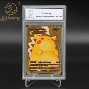 Leshiny Offre Spéciale Étui <span class=keywords><strong>Vide</strong></span> 35pt pour Cartes de Collection <span class=keywords><strong>Pokémon</strong></span> Gradées – Boîtier de Protection pour Cartes <span class=keywords><strong>Pokémon</strong></span> - Product Image 4