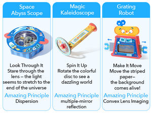 MIDEER MD4319 광학 메이커 과학 키트 전체 재료로 DIY 장난감 조립 세트 어린이를위한 빛의 원리 학습 - Product Image 3