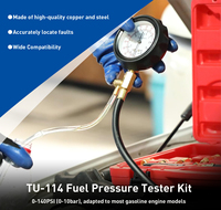 Kit de testeur de pression de pompe à injection de carburant TU-114, testeur de pression d'injecteur de carburant diesel automobile