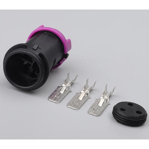 Waterproof <b>Socket</b> Fog <b>Light</b> Connector For Toyota Mazda Volkswagen 813972928 Purple Plastic IP20 Car Auto Connector - Product Image 1