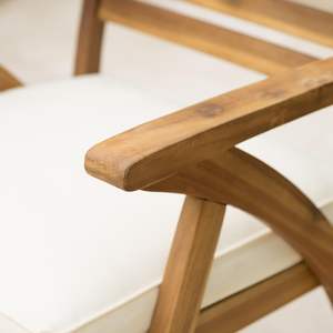 Ensemble de 2 chaises de salle à manger en bois DB Outdoor Hermosa KD - Product Image 4