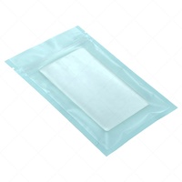 Sacs imprimés personnalisés refermables à fermeture éclair, sacs plats en Mylar pour présentation, sacs en plastique Mylar à face transparente, sacs refermables à fermeture éclair, sachets rétractables