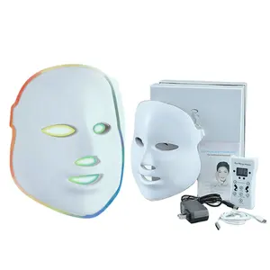 Led Gezichtsmasker Lichttherapie Acne Foton 7 Kleuren Led Gezichtsmasker Thuis Huidverjonging Rood Licht Therapie Masker