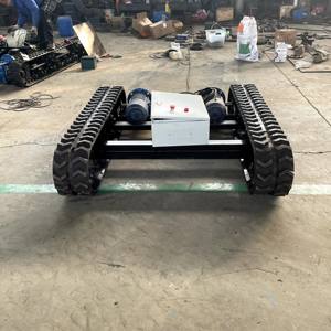 Изготовление на заказ, фирменное электрическое самоходное резиновое гусеничное шасси с гарантией 1 год, проверенное и сертифицированное - Product Image 2