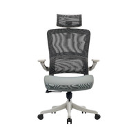 Nouvelle conception de chaise de bureau ergonomique pivotante moderne en maille pour le jeu sur ordinateur, réglable pour de longues heures de travail, avec structure en acier