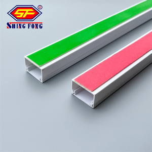 Cavo adesivo canali PVC grondaie 10x10mm 10x15mm cavo Trunking dimensioni - Product Image 3