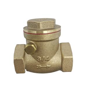 Prix d'usine 1/2 ''à 4'' Clapet anti-retour pivotant horizontal en laiton - Product Image 1