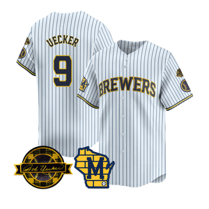 Индивидуальная оптовая вышивка на заказ для команды Milwaukee Brewers # 9 # Бейсбольная футболка из полиэстеровой сетки, унисекс, для взрослых, с принтом логотипа спереди - Product Image 3