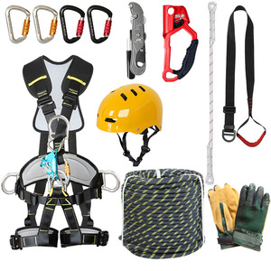 Attrezzatura per arrampicata su roccia per cintura da arrampicata all'aperto, cinture di sicurezza speciali ad alta quota con aria condizionata e funi di fuga - Product Image 2