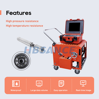 500m Depth Underwater Well 73mm Lens Dual Stainless Steel Probe High Accuracy Borehole Video Inspection Camera 1 Year Warranty