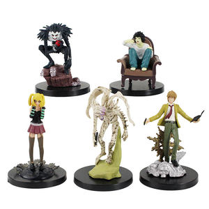 5 pezzi/set Anime Figure Set <span class=keywords><strong>Death</strong></span> <span class=keywords><strong>Note</strong></span> Figures Grim Reaper Ryuk Action Figure Yagami Light Model Doll Ornaments Toys - Product Image 3