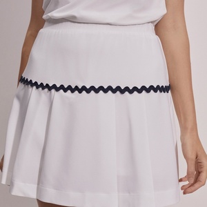 Women's Sexy Tenniscore Half Zip Golf <b>Tshirt</b> Solid Color Athletic Breathable Quick Dry <b>Polyester</b> Workout Sets Girls Custom OEM - Product Image 3