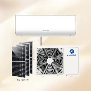 Puremind Home 12000btu 48V Solar AC DC Hybrid Air Conditioner with Tuya APP Solar Panels R410a Climatiseur Solaire Cooling Only