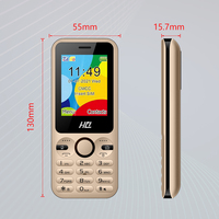 Téléphone d'usine d'origine pour aînés, double SIM, double veille Java, clavier QWERTY supporté, affichage OLED, fonction mobile