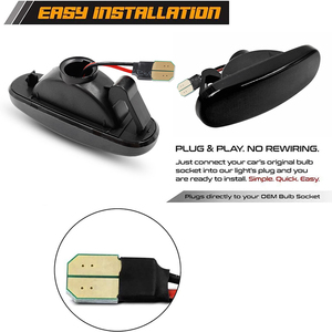 2 uds para <span class=keywords><strong>Fiat</strong></span> Panda 169 Grande Punto <span class=keywords><strong>Evo</strong></span> Doblo <span class=keywords><strong>Fiorino</strong></span> Linea Idea Citroen LED indicador de posición lateral lámpara repetidora - Product Image 4