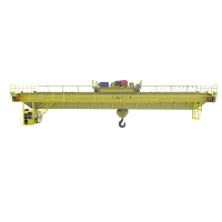 Type de treuil électrique grue de pont aérien de double poutre dans l'atelier de travail pour le levage résistant
