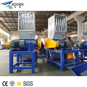 CE Approved industry plastic crusher pipes PP/PE lump Film block shredder bottle recycling line crushing machines for sale