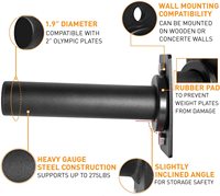 Support mural de plaques pour perdre du poids, fixation sur grille