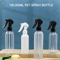 Flacon pulvérisateur en plastique PET blanc, emballage cosmétique pour lotion, shampoing