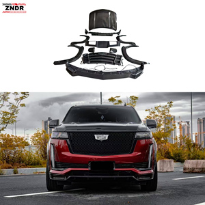ชุดแต่งคาร์บอนไฟเบอร์ LD-Style สำหรับ Escalade สภาพใหม่ ดิฟฟิวเซอร์ลิปหน้า สปอยเลอร์ ชุดแต่งไวด์บอดี้ อัพเกรดปี 2020- GMT1XL - Product Image 1
