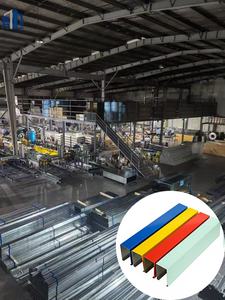 Tubo Cuadrado en Forma de U de Aluminio Resistente al Agua y al Humo, Disponible en Stock, para Entrada de Villa, <span class=keywords><strong>Garaje</strong></span> y Cobertizo - Product Image 5