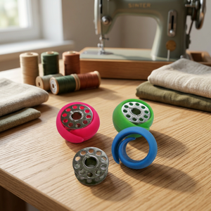 AA0235 Thread peels,thread | Plastic Crochet Stitch Markers <b>Set</b> 12pcs Pink Blue Purple Teal Simple Portable Knitting Accessories - Product Image 1