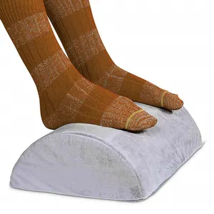 Amazons在线热卖防滑半圆筒脚垫缓解脚痛舒适办公室脚垫枕头在桌子下
